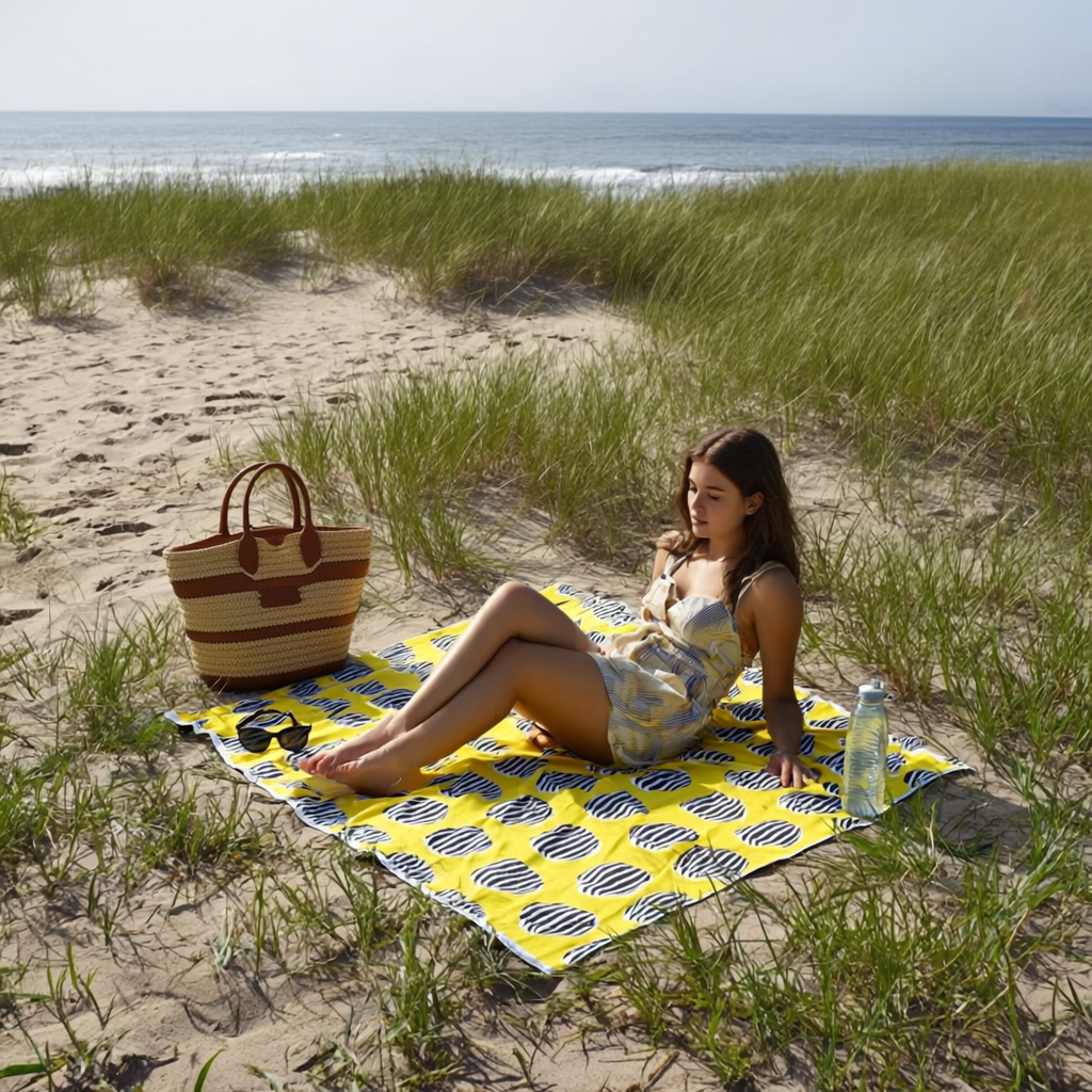 SUCH AN ANGEL BEACH TOWEL Artsadd