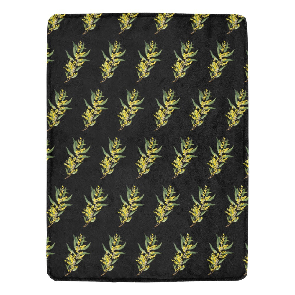 Whispering Wattles Plush Blanket