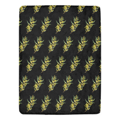 Whispering Wattles Plush Blanket