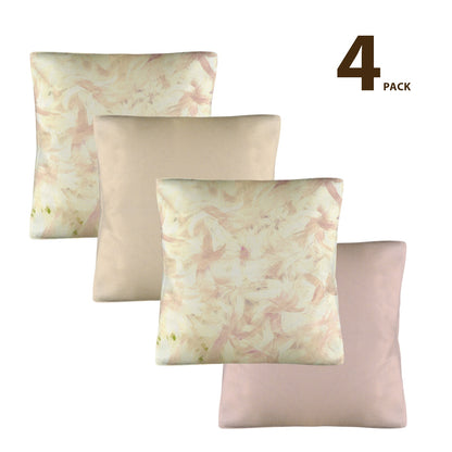 blushing bride pillow case set of 4