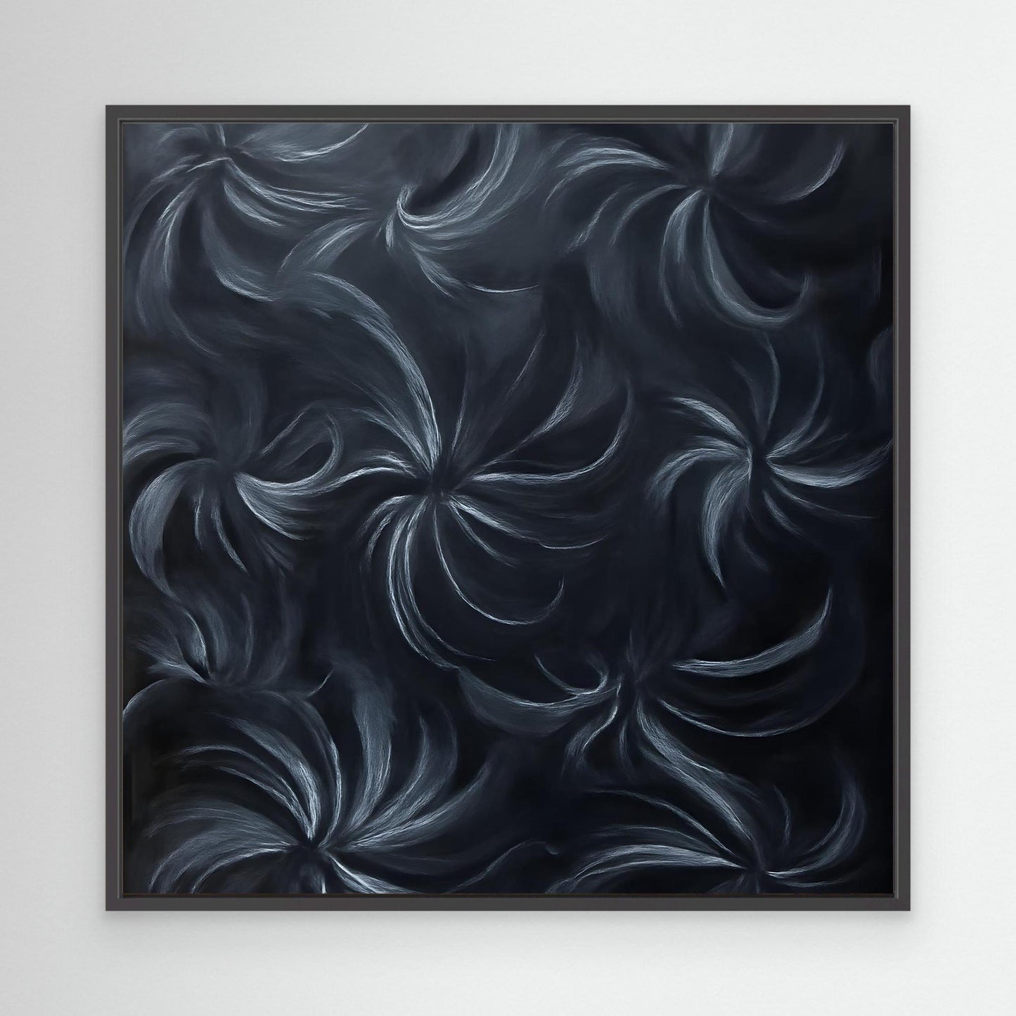 Australian Art Native Black Orchid Flower Dark Themes