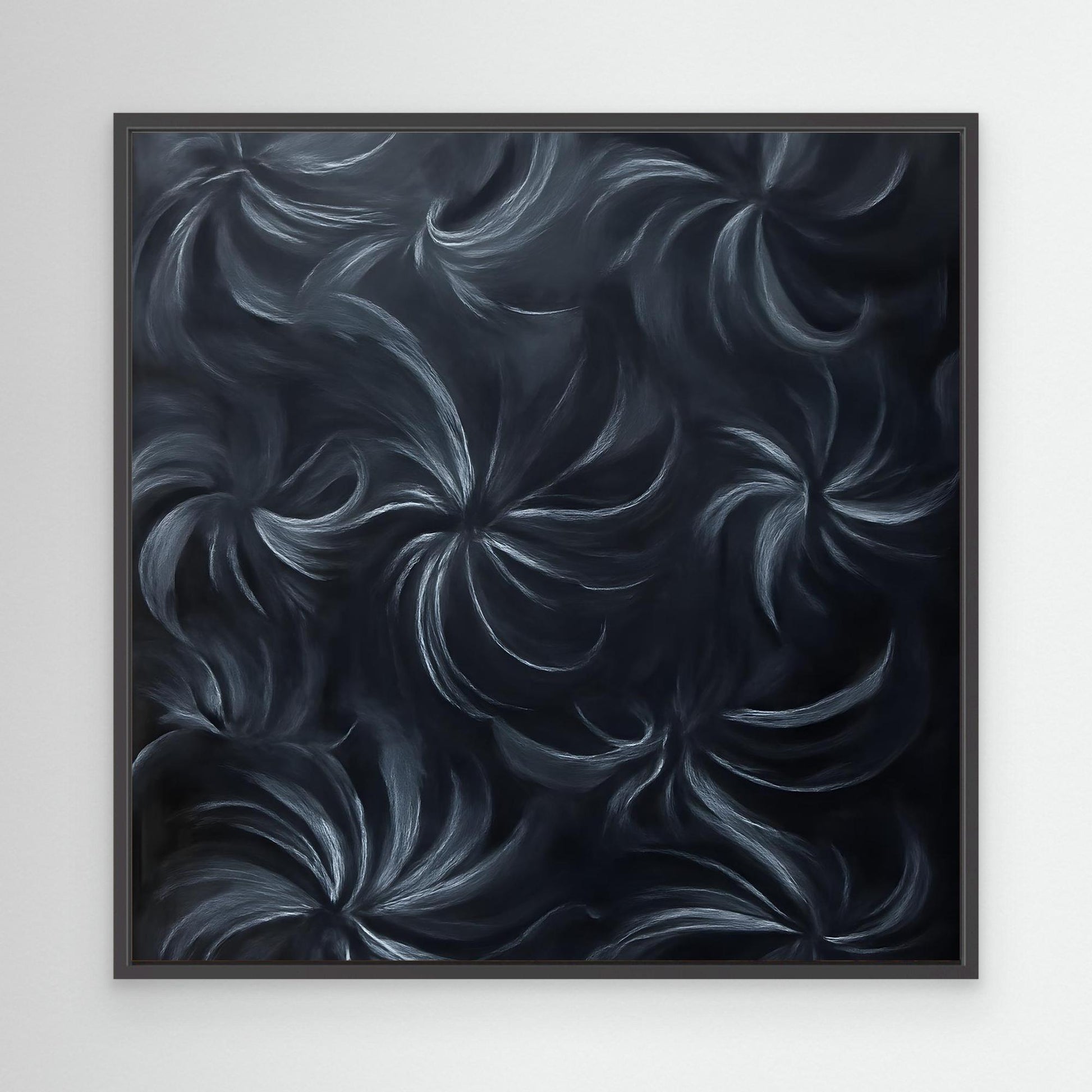 Australian Art Native Black Orchid Flower Dark Themes