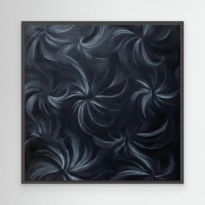 Australian Art Native Black Orchid Flower Dark Themes