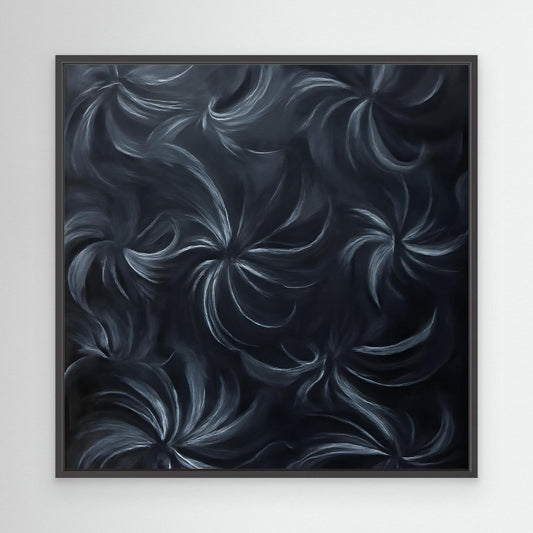 Australian Art Native Black Orchid Flower Dark Themes