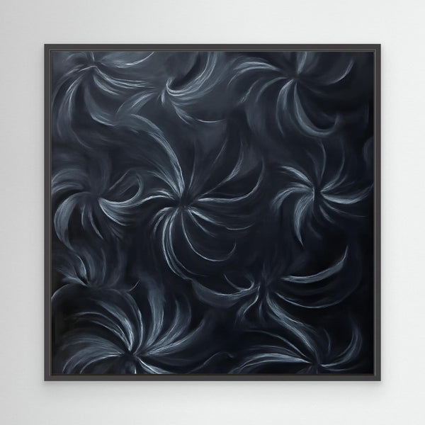 Australian Art Native Black Orchid Flower Dark Themes