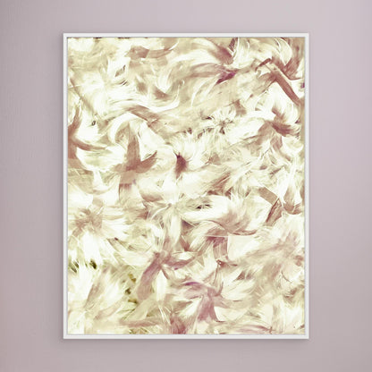 Native Lily plant abstract painting Australian painting print wall art