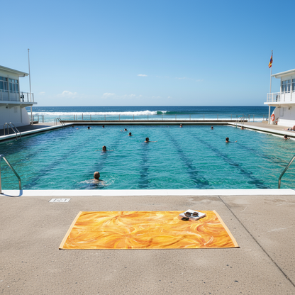 HERE COMES THE SUN BEACH TOWEL JetPrint Fulfillment