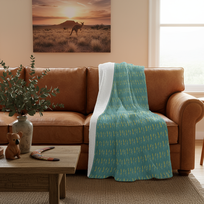 ACACIA TWIGS BLANKET InterestPrint