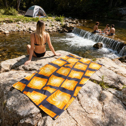 STAR GAZING  BEACH TOWEL Artsadd