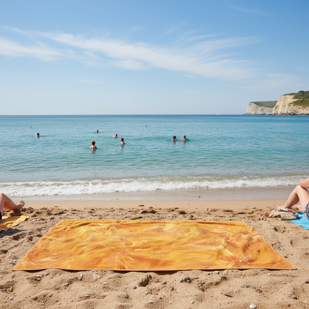 HERE COMES THE SUN BEACH TOWEL JetPrint Fulfillment