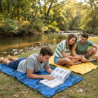 ANCIENT OCEAN BEACH TOWEL Artsadd