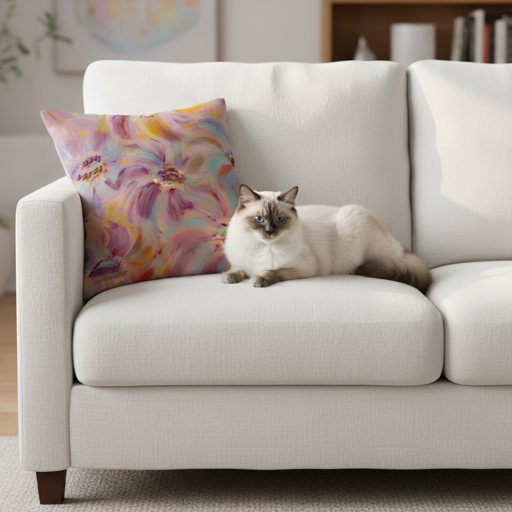 Harmony of the Hibiscus Pillow Cover