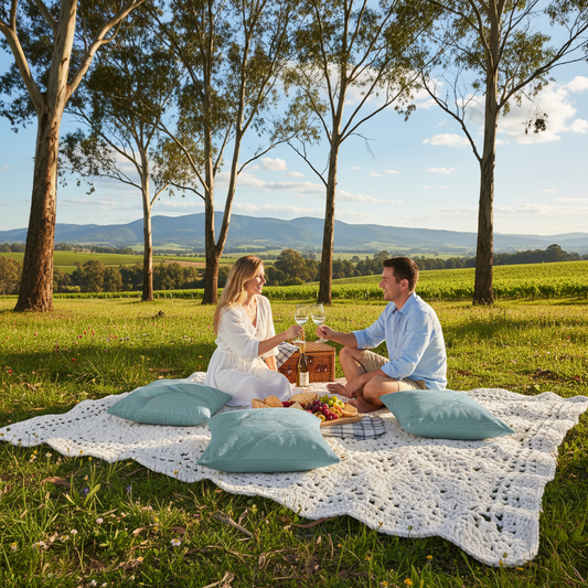 AMONG THE GUM TREES THROW PILLOW COVER JetPrint Fulfillment