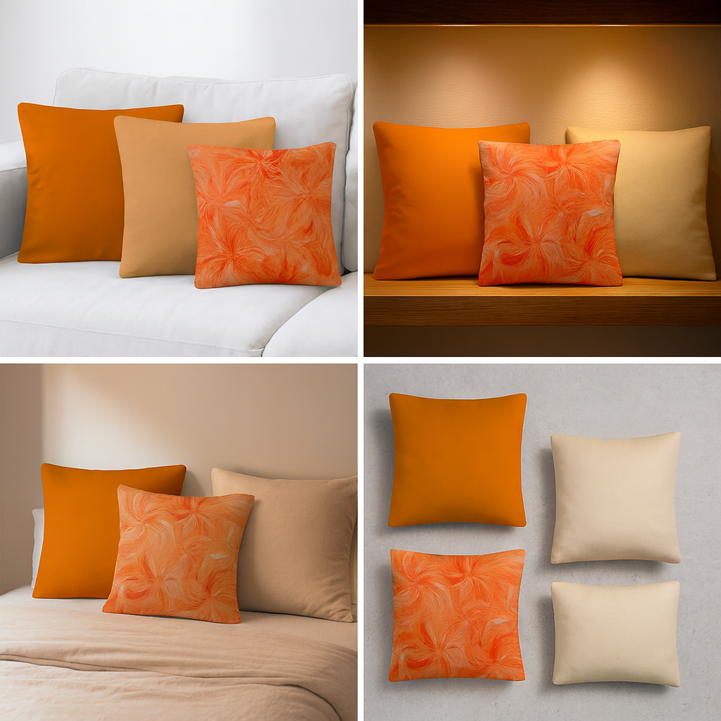The Grand Grevillea Throw Pillow set of 4