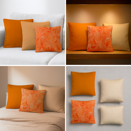 The Grand Grevillea Throw Pillow set of 4