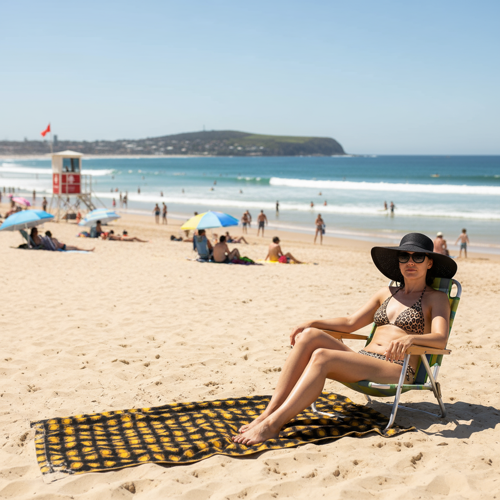 SUMMER SUN BEACH TOWEL Artsadd