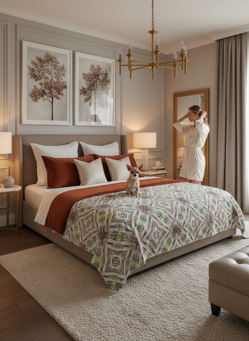 CALOUNDRA BEECH TREES BLANKET InterestPrint