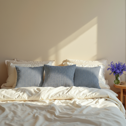 SUN THROUGH THE BLUEBELLS PILLOW COVER JetPrint Fulfillment