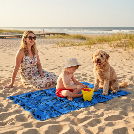 ANCIENT OCEAN BEACH TOWEL Artsadd